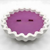 Lavandas Mūza svece - Balta / Violeta / Lavandas