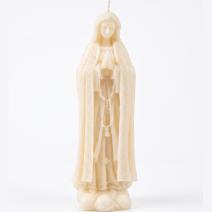 Svece Madonna - Balta / Kokosrieksts